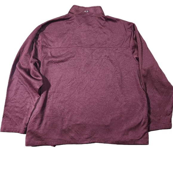 Grand Slam Mens Purple Long Sleeve Quarter Zip Sweater Size XXL - Picture 6 of 7